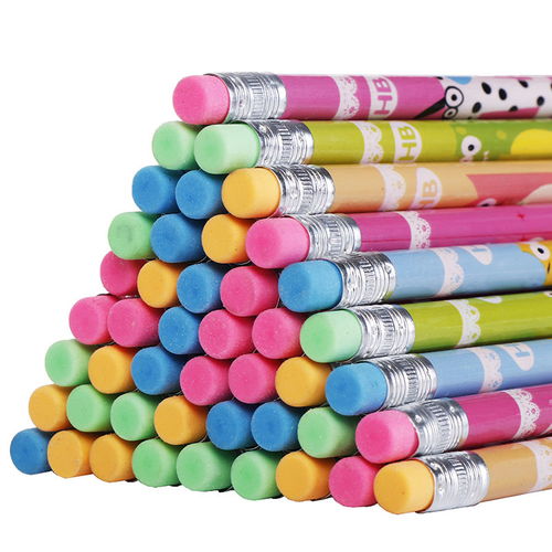 HB紅木鉛筆帶橡皮 專為小學(xué)生設(shè)計(jì)的原木無毒性文化用品套裝